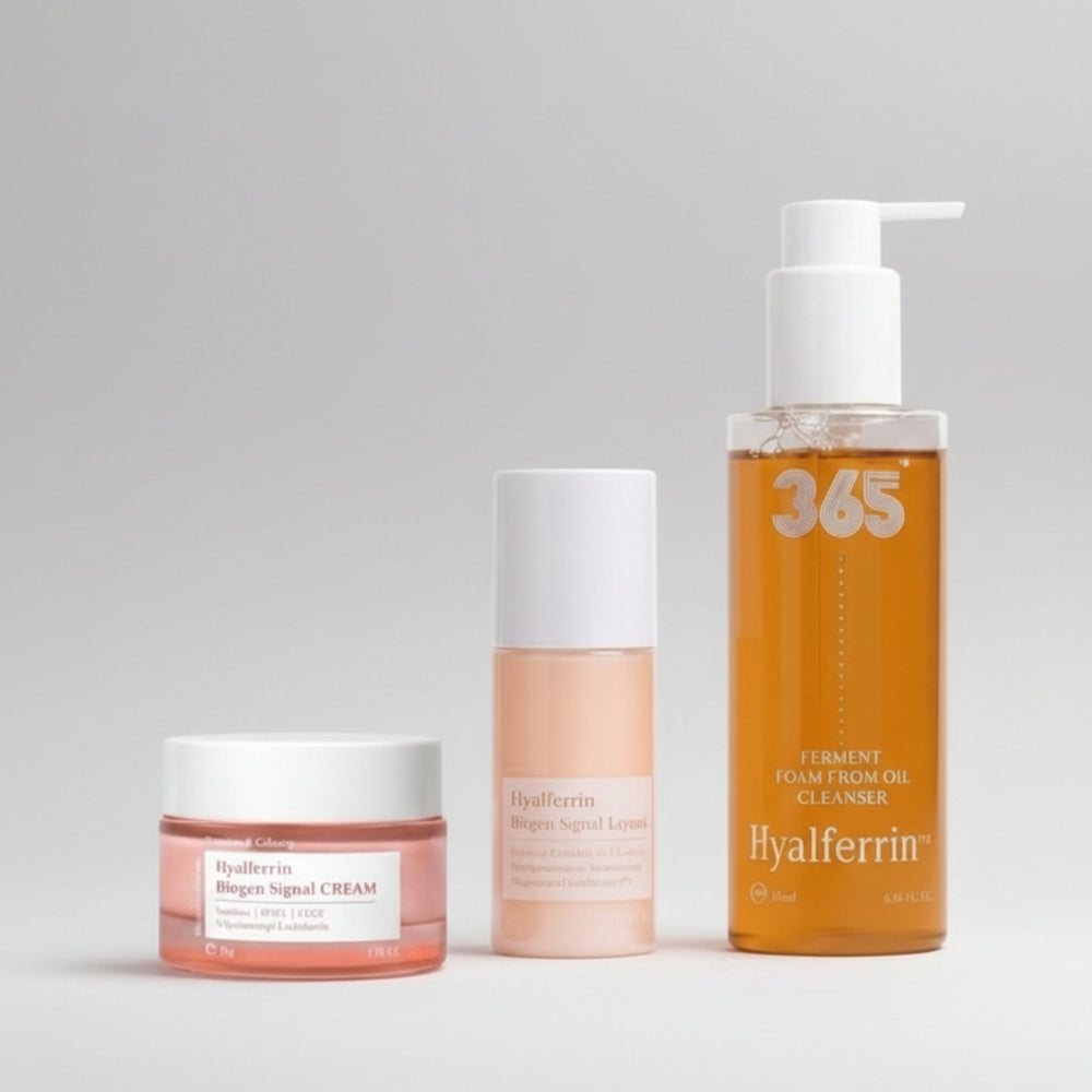 cleanser layered y cream hyalferrin