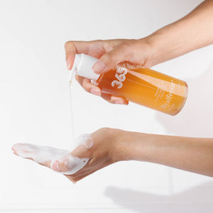 ferment foam oil clanser 365 aplicado